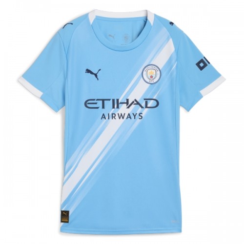 Kvinde - Manchester City Fodboldtrøje Hjemmebane 2025-26 Kvinde - Manchester City Fodboldtrøje Hjemmebane 2025-26